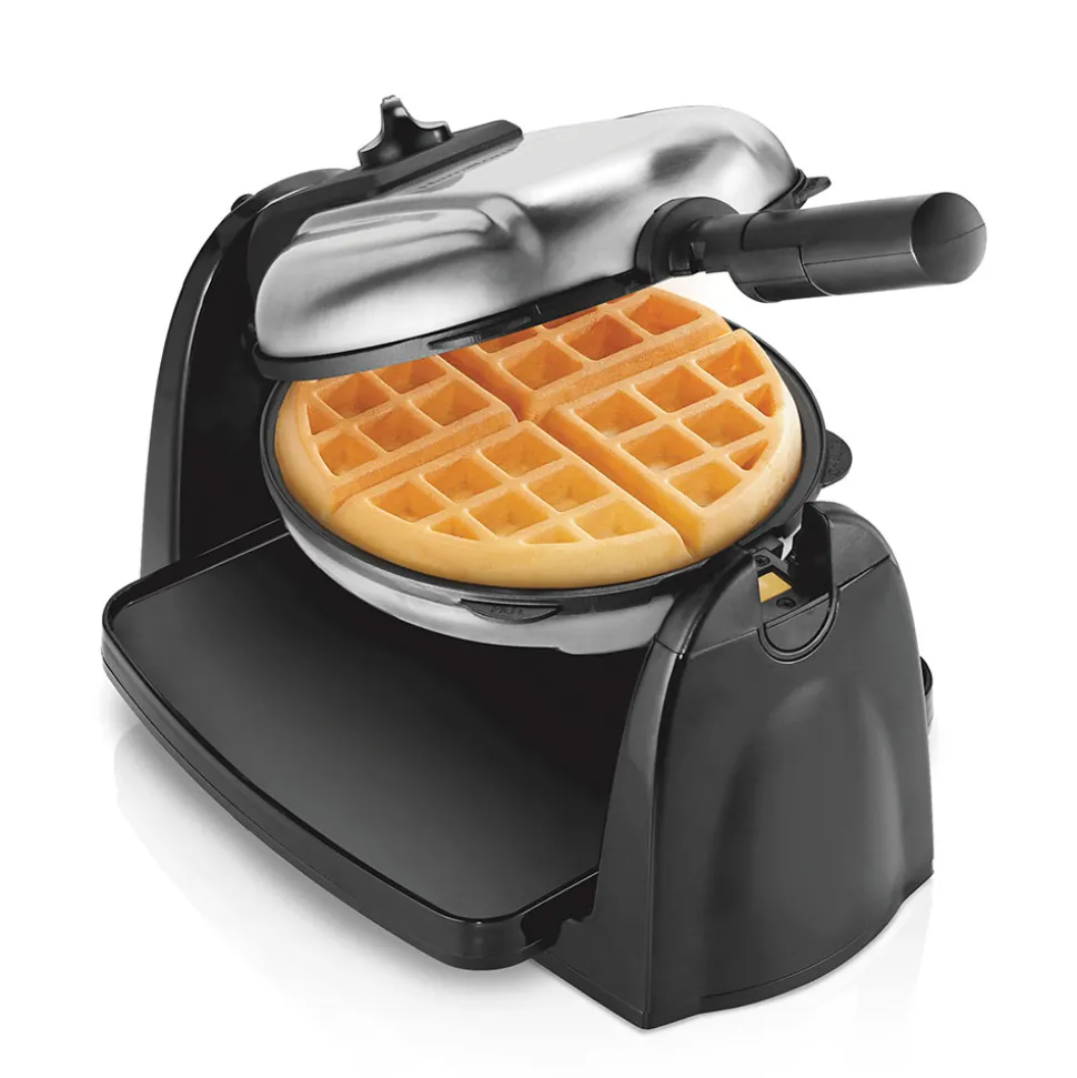 Removable-Grid Belgian Waffle Maker
