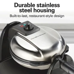 Removable-Grid Belgian Waffle Maker