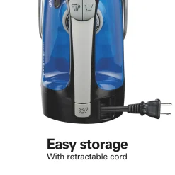 Retractable Cord Iron with Stainless Steel Soleplate