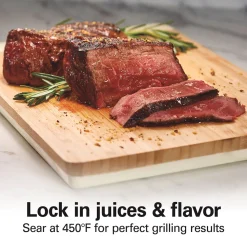 Searing Grill with Lid Window