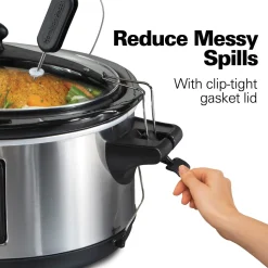 Set & Forget®6 Qt. Programmable Slow Cooker, Stainless Steel