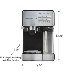 Slide & Lock™ Espresso Maker with Automatic Milk Reservoir