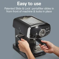 Slide & Lock™ Espresso Maker