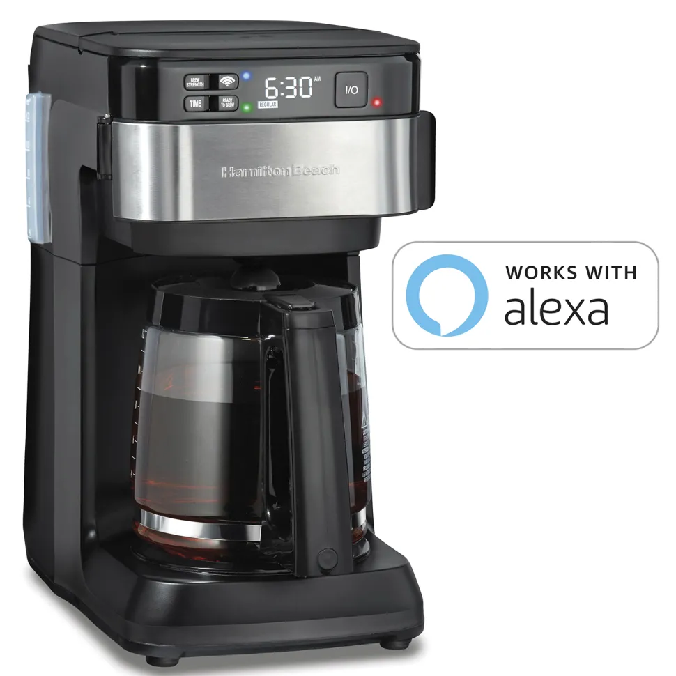Smart 12 Cup Coffee Maker - Works with Alexa®