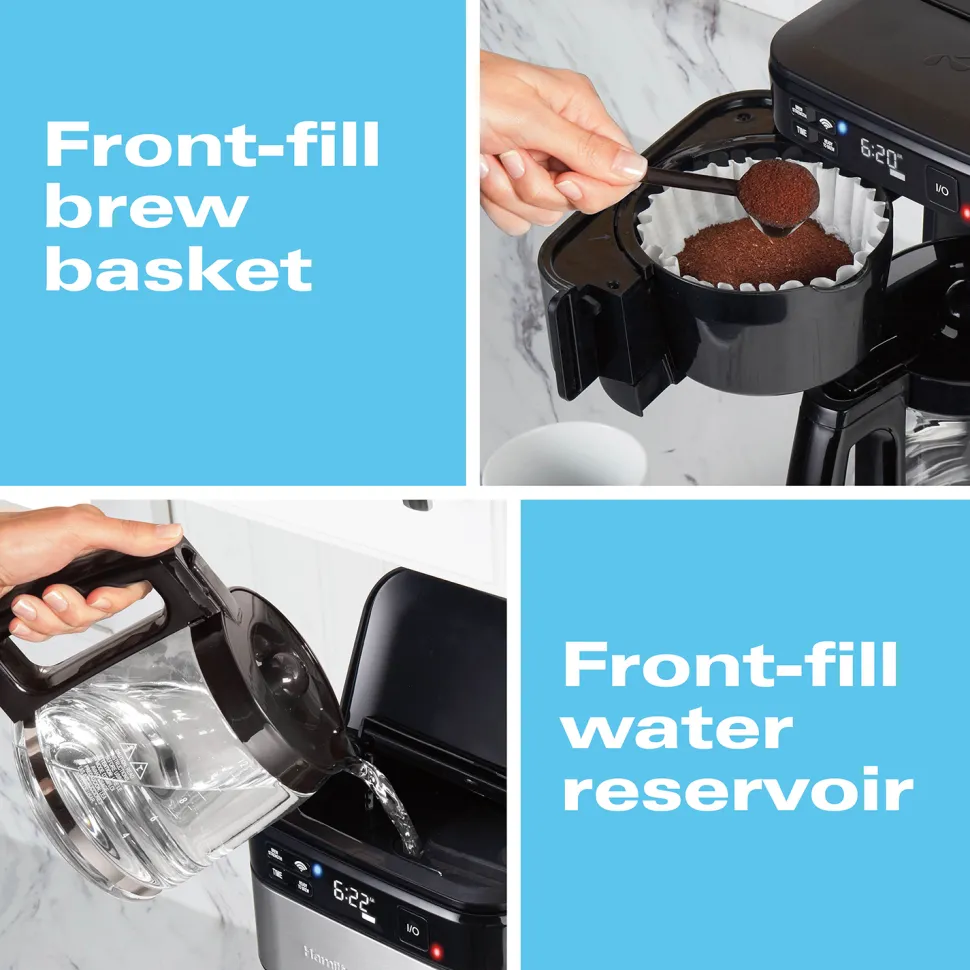 Smart 12 Cup Coffee Maker - Works with Alexa®