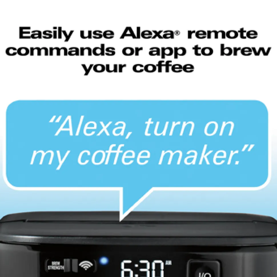 Smart 12 Cup Coffee Maker - Works with Alexa®