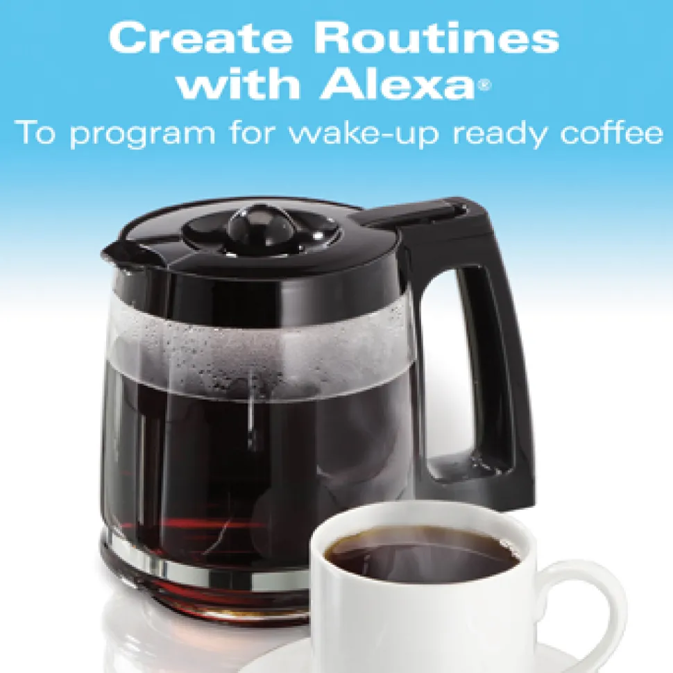 Smart 12 Cup Coffee Maker - Works with Alexa®