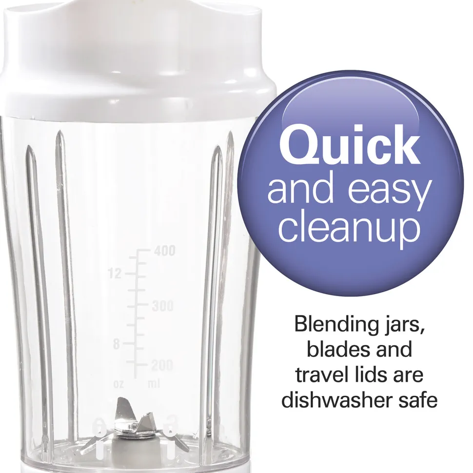 Smoothie Blender with 2 Travel Jars and 2 Lids