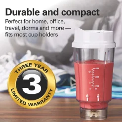 Smoothie Blender with 2 Travel Jars and 2 Lids