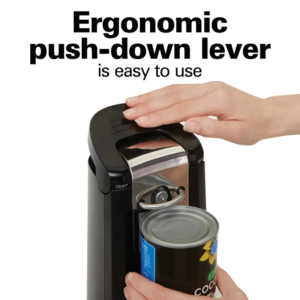 SmoothTouch™ Can Opener, Built-In Knife Sharpener and Removable Bottle Opener