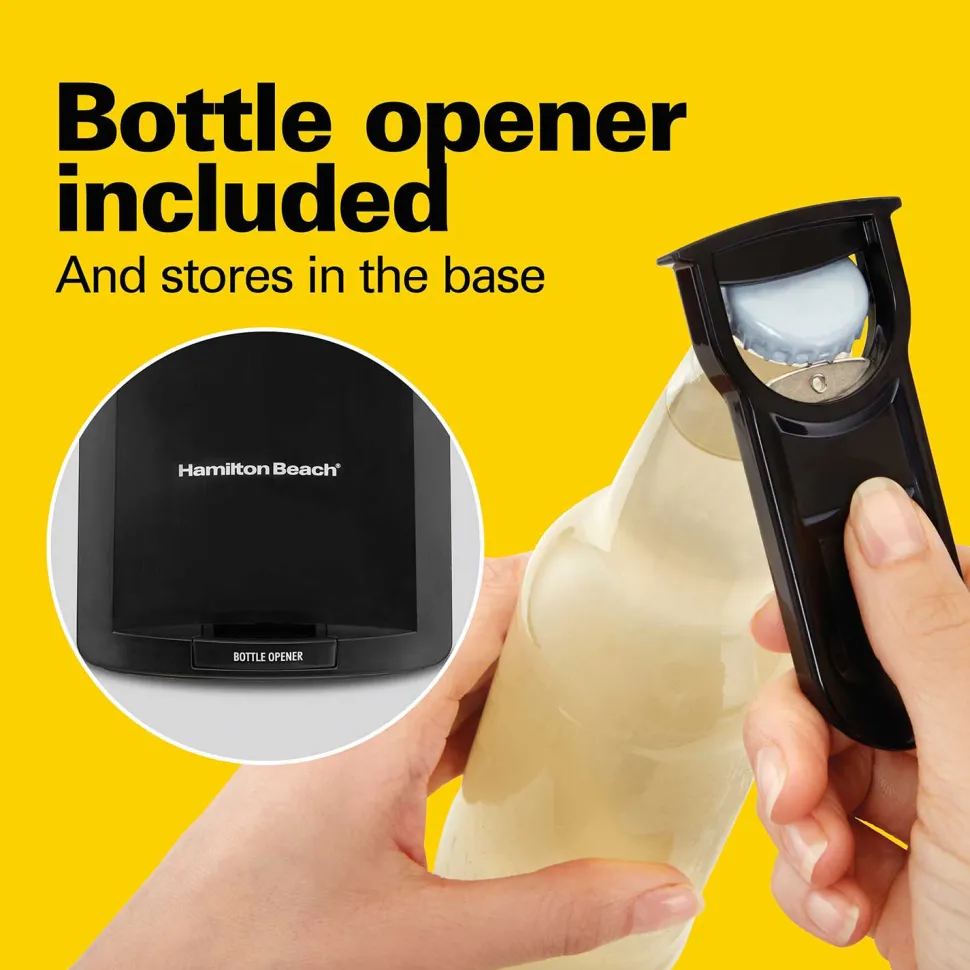 SmoothTouch™ Can Opener, Built-In Knife Sharpener and Removable Bottle Opener