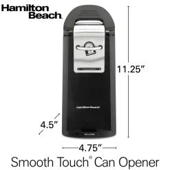 SmoothTouch™ Can Opener, Built-In Knife Sharpener and Removable Bottle Opener