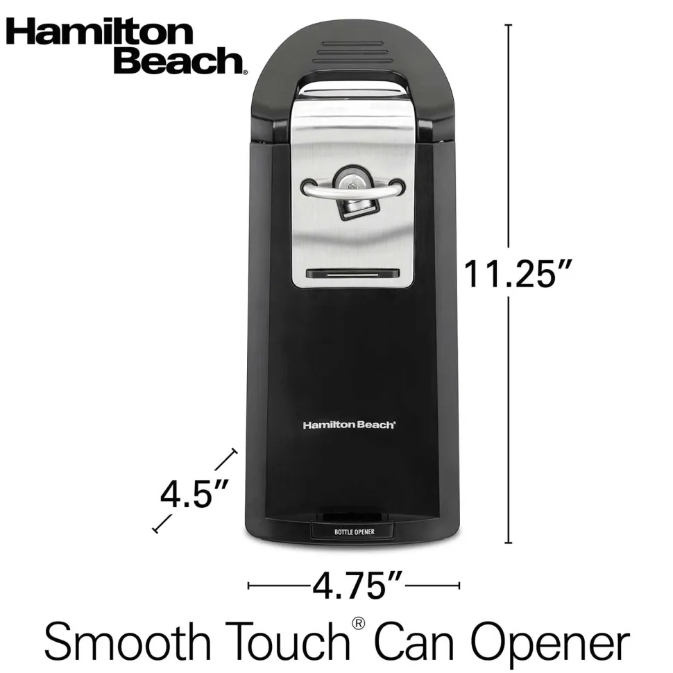 SmoothTouch™ Can Opener, Built-In Knife Sharpener and Removable Bottle Opener