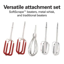 SoftScrape™ 6 Speed Hand Mixer with Case