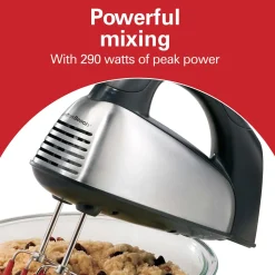 SoftScrape™ 6 Speed Hand Mixer with Case