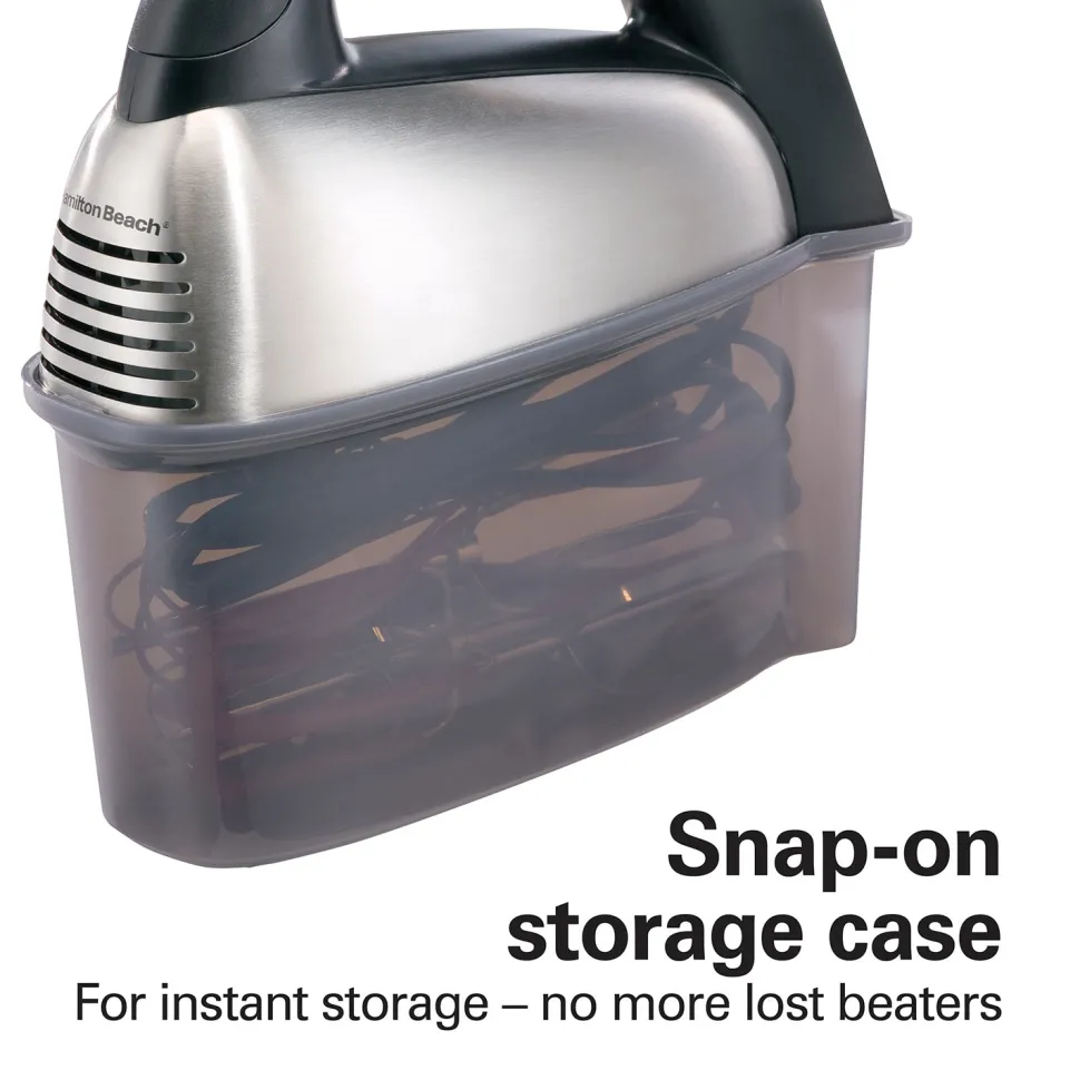 SoftScrape™ 6 Speed Hand Mixer with Case