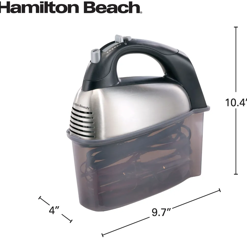 SoftScrape™ 6 Speed Hand Mixer with Case