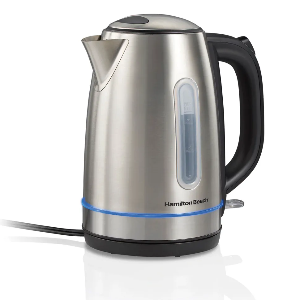 Stainless Steel 1.7 Liter Kettle with LED Light Ring
