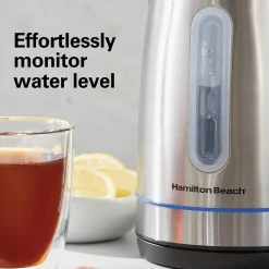 Stainless Steel 1.7 Liter Kettle with LED Light Ring