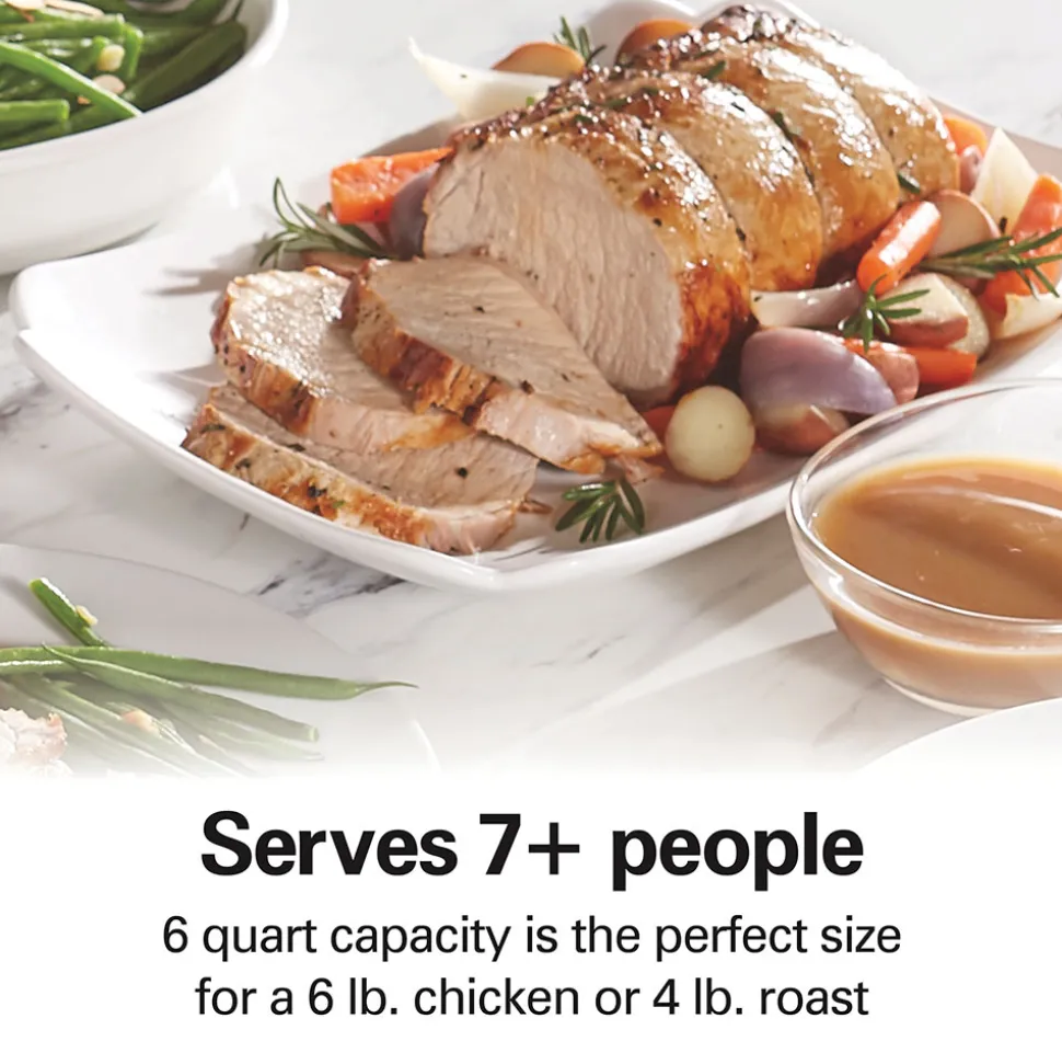 Stay or Go® Sear & Cook 6 Quart Slow Cooker, Silver