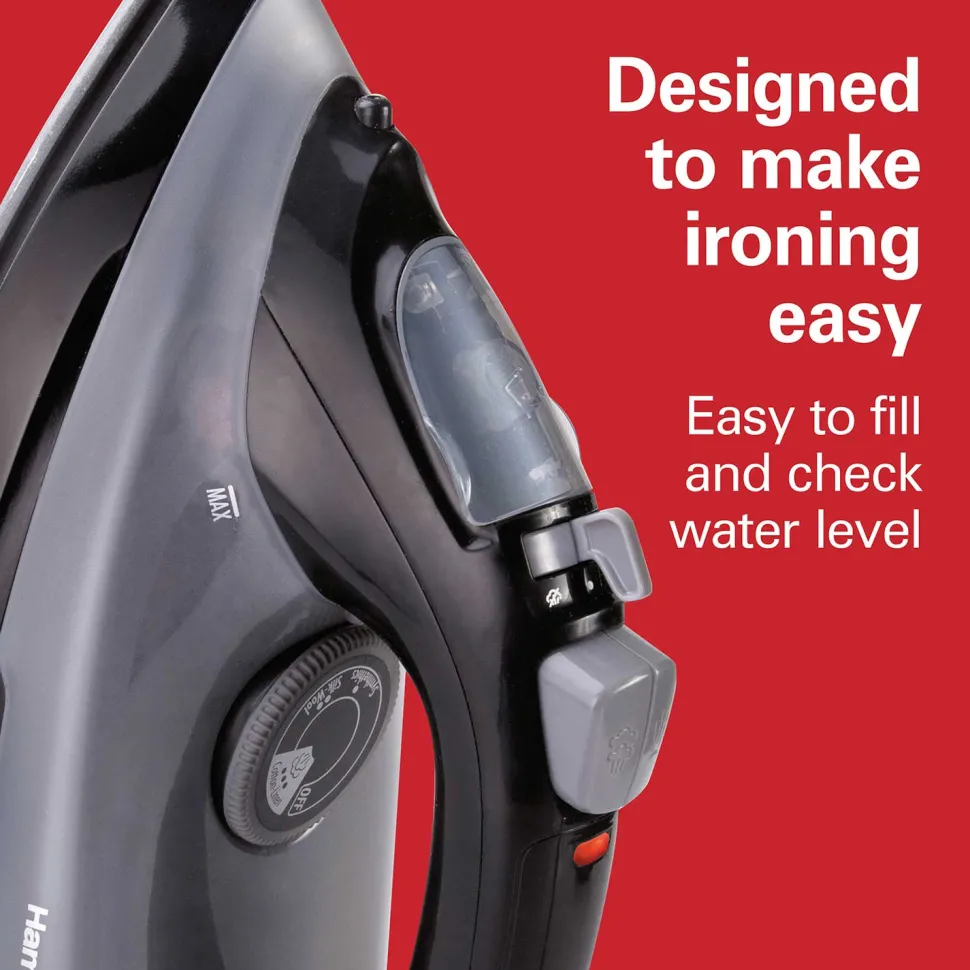 Steam Iron with Extra-Glide™ Soleplate