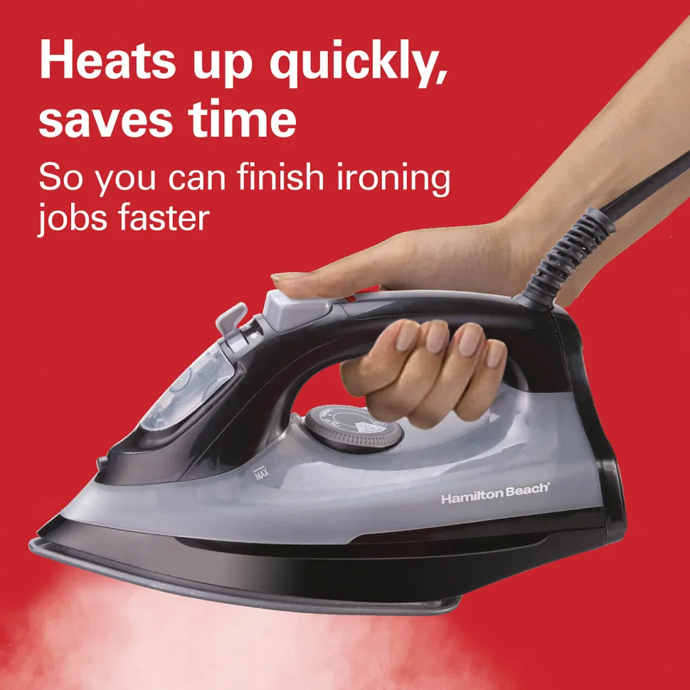 Steam Iron with Extra-Glide™ Soleplate