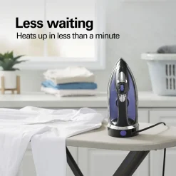 Steam Iron with Retractable Cord