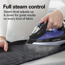 Steam Iron with Retractable Cord