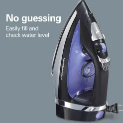 Steam Iron with Retractable Cord