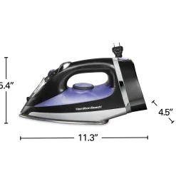 Steam Iron with Retractable Cord