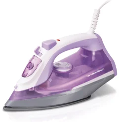 Steam Nonstick Soleplate Iron, Purple