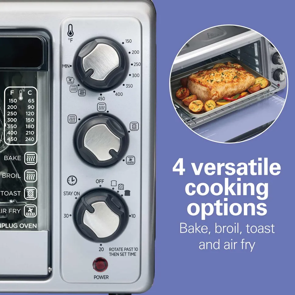 Sure-Crisp® Air Fryer 6 Slice Toaster Oven