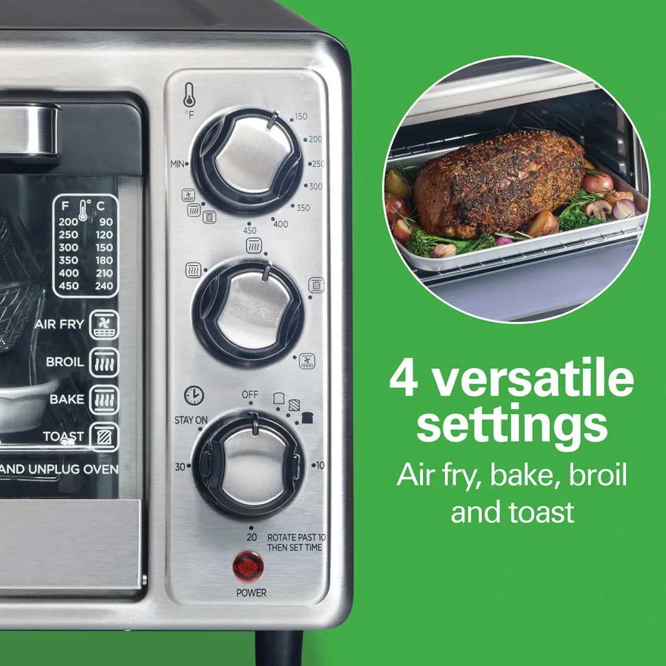 Sure-Crisp® Air Fryer Countertop Toaster Oven, Stainless Steel