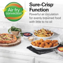 Sure-Crisp® Air Fryer Toaster Oven, 4 Slice Capacity, Stainless Steel