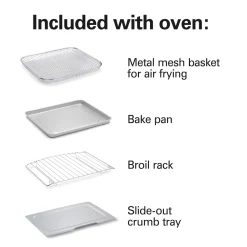 Sure-Crisp® Air Fryer Toaster Oven, 4 Slice Capacity, Stainless Steel