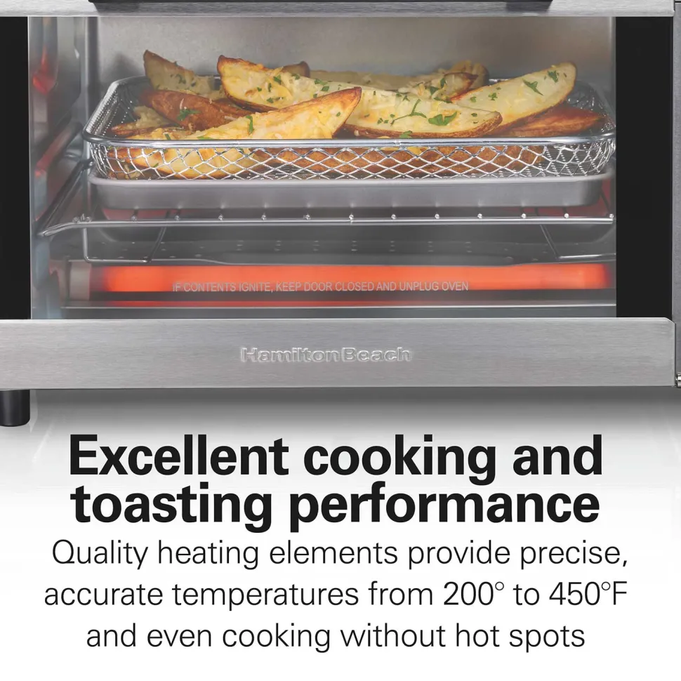 Sure-Crisp® Air Fryer Toaster Oven, 4 Slice Capacity, Stainless Steel