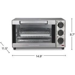 Sure-Crisp® Air Fryer Toaster Oven, 4 Slice Capacity, Stainless Steel