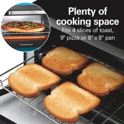 Sure-Crisp® Air Fryer Toaster Oven, 4 Slice Capacity, Black