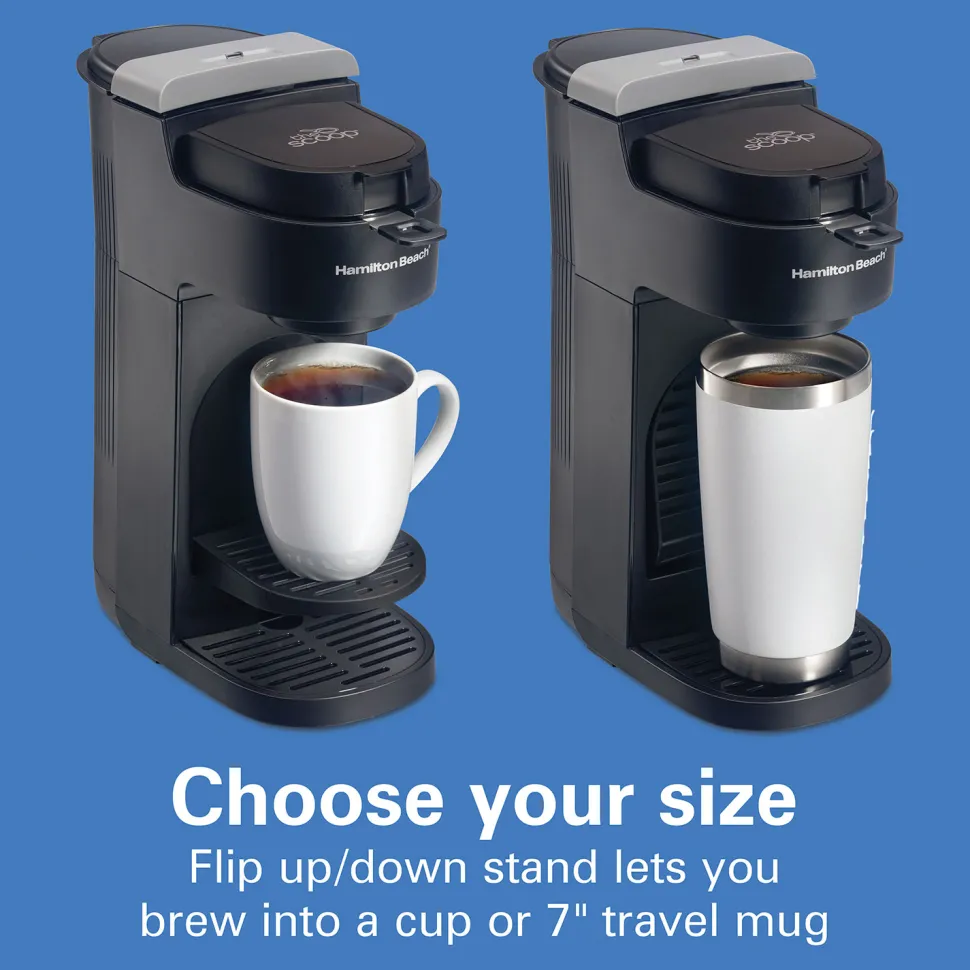 The Scoop® Single-Serve Coffee Maker, Black