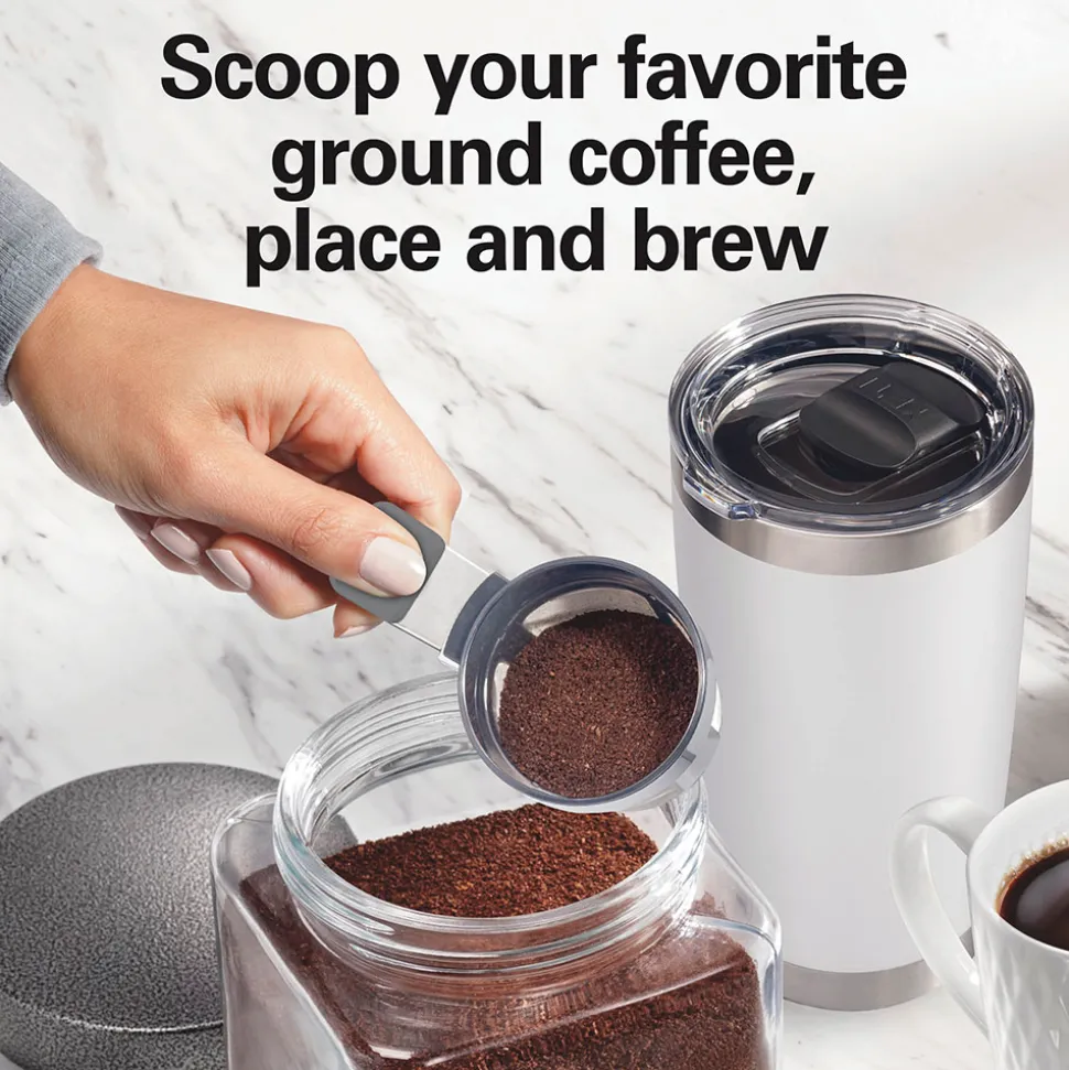 The Scoop® Single-Serve Coffee Maker,White