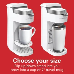 The Scoop® Single-Serve Coffee Maker,White