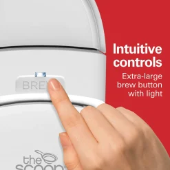 The Scoop® Single-Serve Coffee Maker,White