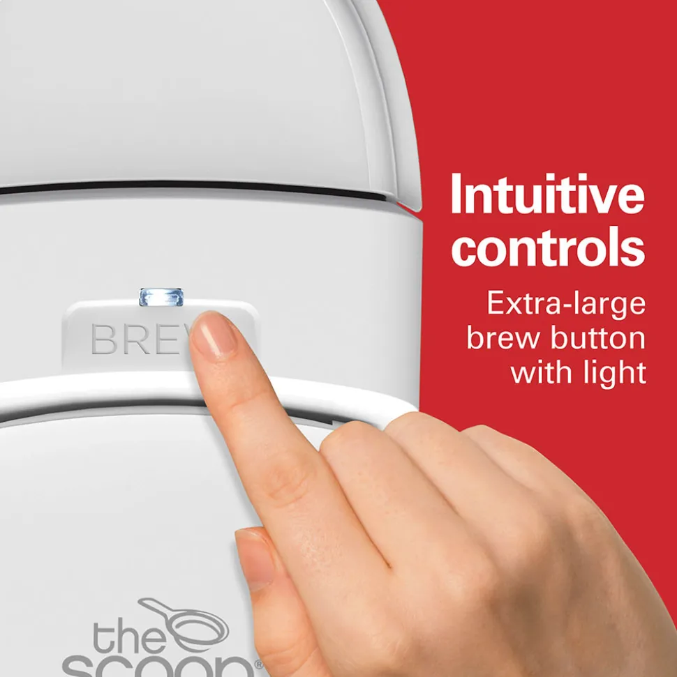 The Scoop® Single-Serve Coffee Maker,White