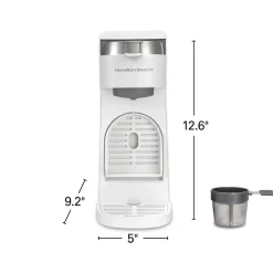 The Scoop® Single-Serve Coffee Maker,White