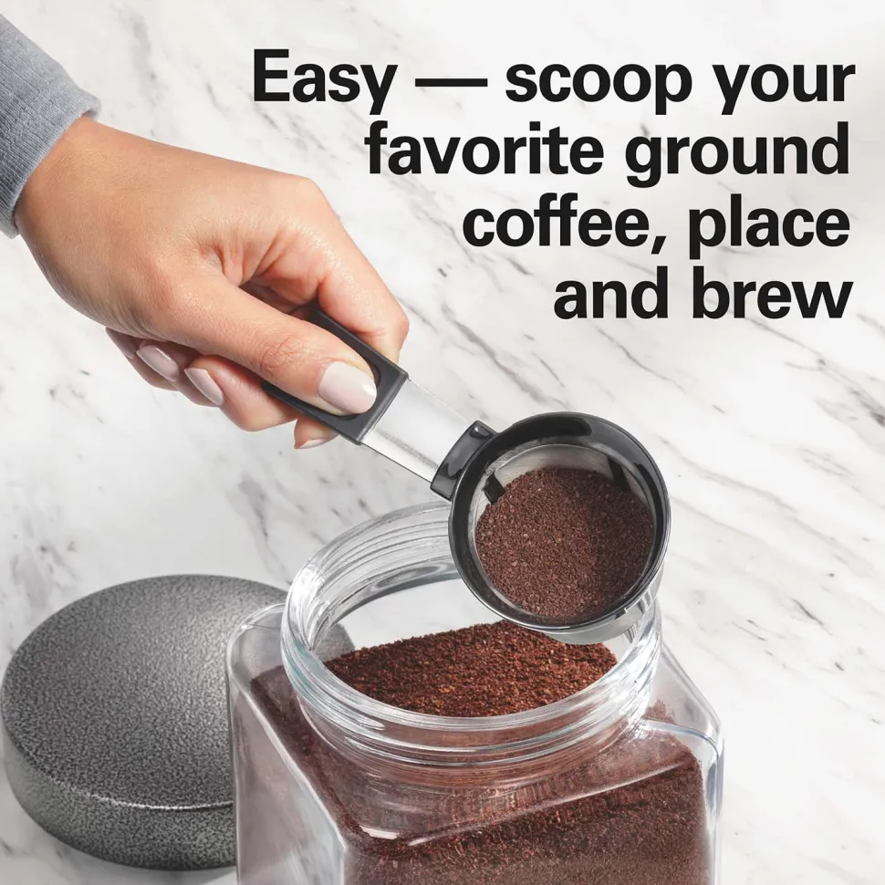 The Scoop® Single-Serve Coffee Maker with Removable Reservoir