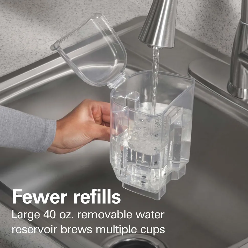 The Scoop® Single-Serve Coffee Maker with Removable Reservoir