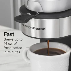 The Scoop® Single-Serve Coffee Maker with Removable Reservoir