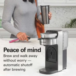 The Scoop® Single-Serve Coffee Maker with Removable Reservoir
