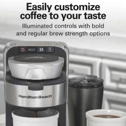 The Scoop® Single-Serve Coffee Maker with Removable Reservoir