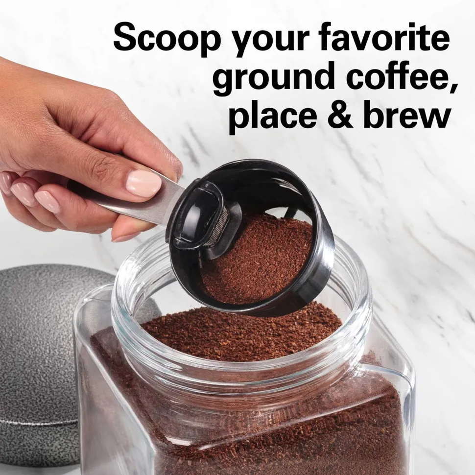 The Scoop® Single-Serve Coffee Maker, Stainless